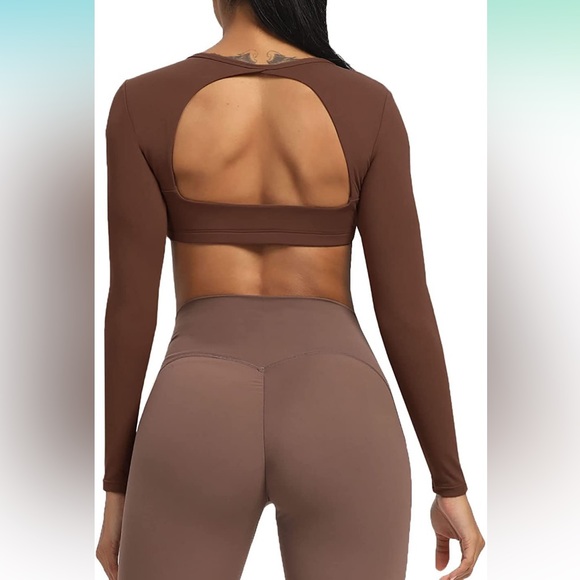 Aoxjox Long Sleeve Crop Top - Picture 3 of 4